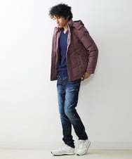 MNJAS45450 MICHEL KLEIN HOMME(ミッシェルクラン オム) ベジタブルスエードダウン パープル