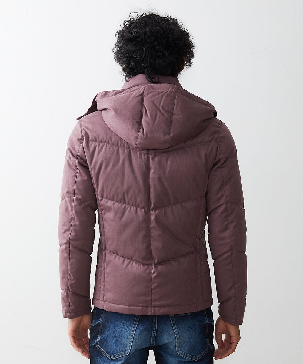 MNJAS45450 MICHEL KLEIN HOMME(ミッシェルクラン オム) ベジタブルスエードダウン パープル