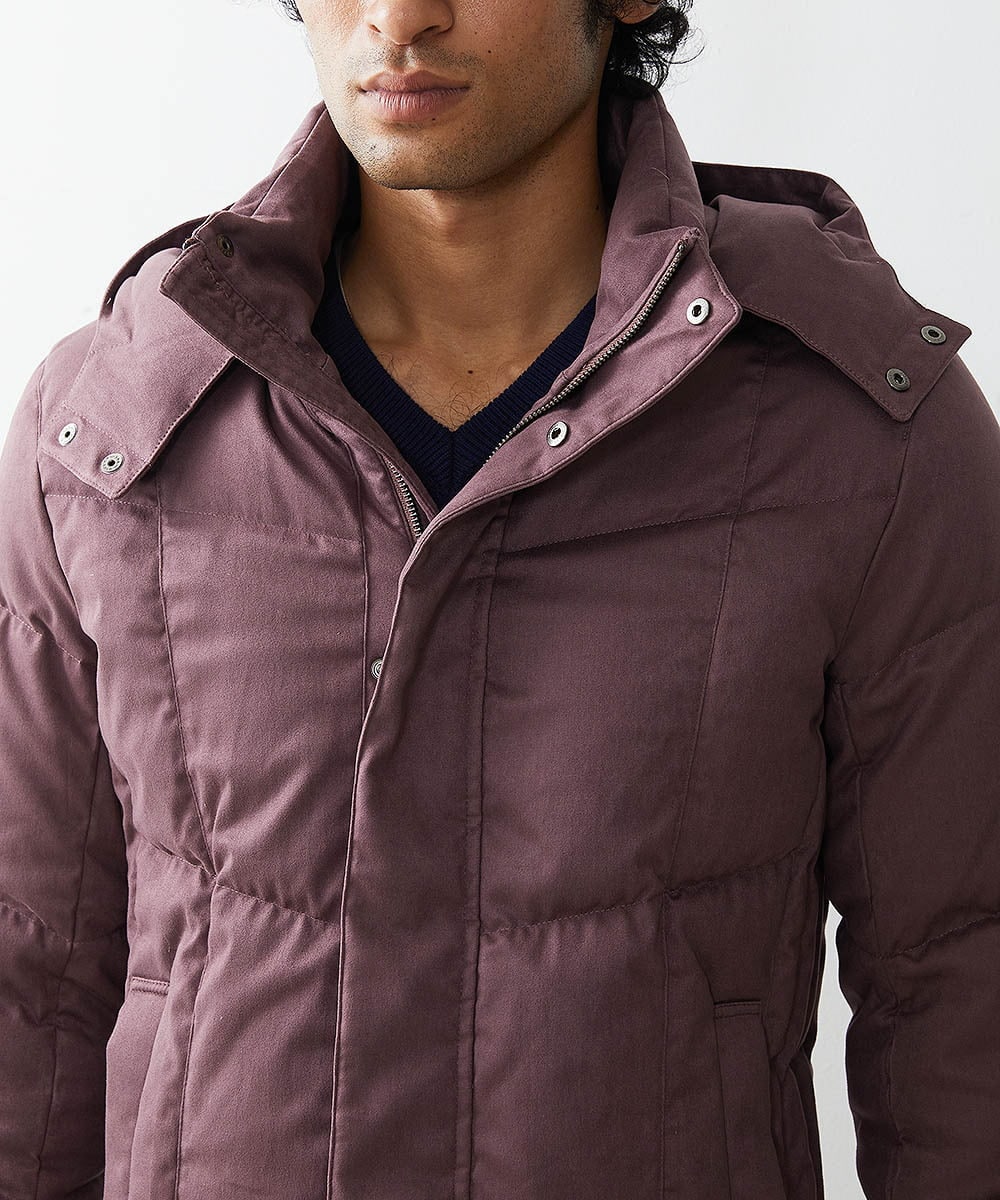 MNJAS45450 MICHEL KLEIN HOMME(ミッシェルクラン オム) ベジタブルスエードダウン パープル