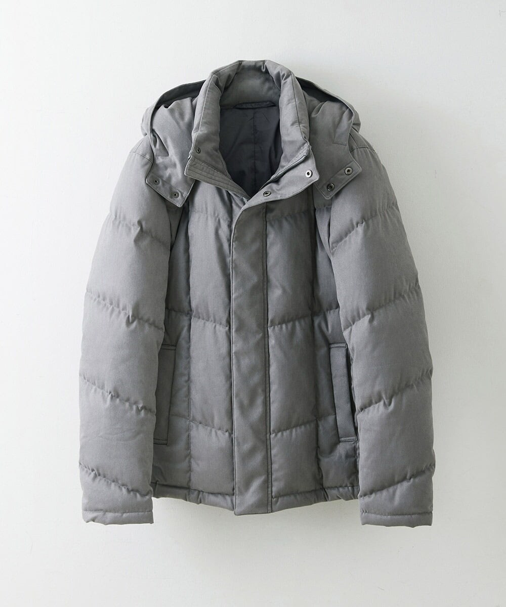 MNJAS45450 MICHEL KLEIN HOMME(ミッシェルクラン オム) ベジタブルスエードダウン グレー