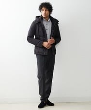 MNJAS45450 MICHEL KLEIN HOMME(ミッシェルクラン オム) ベジタブルスエードダウン ブラック
