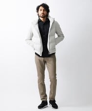 MNJAV40390 MICHEL KLEIN HOMME(ミッシェルクラン オム) ダウンコンビネーションブルゾン ライトグレー(91)