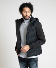 MNJAV40390 MICHEL KLEIN HOMME(ミッシェルクラン オム) ダウンコンビネーションブルゾン ブラック(94)