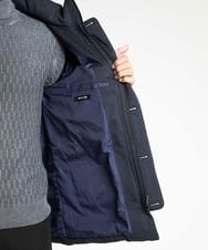 MNJAV41450 MICHEL KLEIN HOMME(ミッシェルクラン オム) ウォームポケット付ダウンブルゾン ネイビー(57)