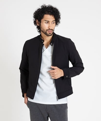MNJAV86390 MICHEL KLEIN HOMME ウォーターテックライダースブルゾン
