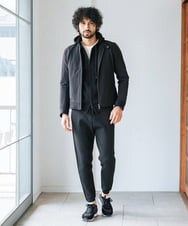MNJAV86390 MICHEL KLEIN HOMME(ミッシェルクラン オム) ウォーターテックライダースブルゾン ブラック(94)