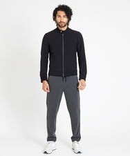 MNJAV86390 MICHEL KLEIN HOMME(ミッシェルクラン オム) ウォーターテックライダースブルゾン ブラック(94)