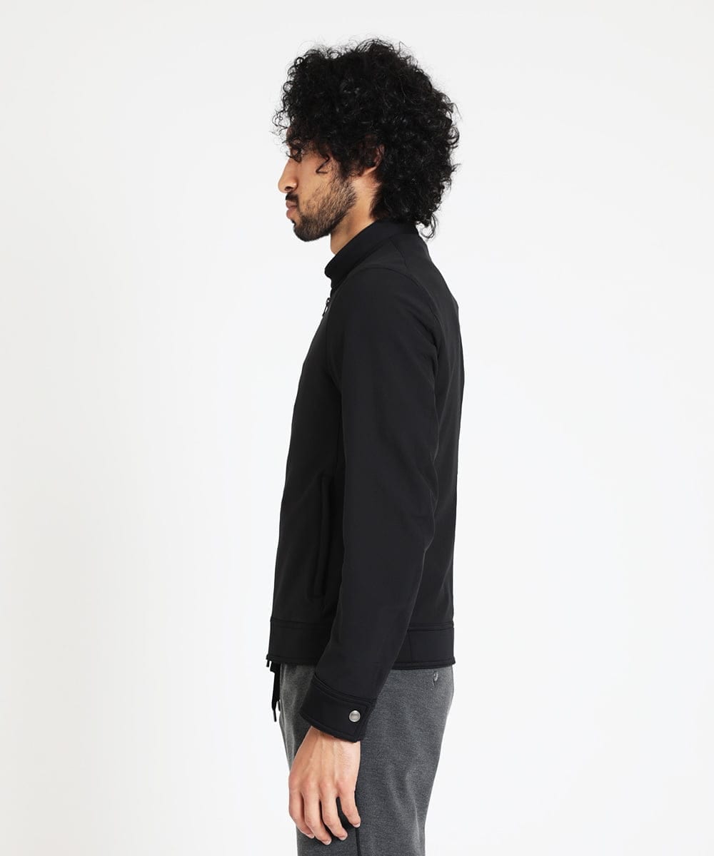 MNJAV86390 MICHEL KLEIN HOMME(ミッシェルクラン オム) ウォーターテックライダースブルゾン ブラック(94)