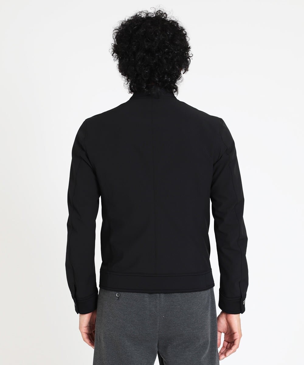 MNJAV86390 MICHEL KLEIN HOMME(ミッシェルクラン オム) ウォーターテックライダースブルゾン ブラック(94)