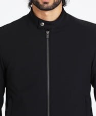 MNJAV86390 MICHEL KLEIN HOMME(ミッシェルクラン オム) ウォーターテックライダースブルゾン ブラック(94)