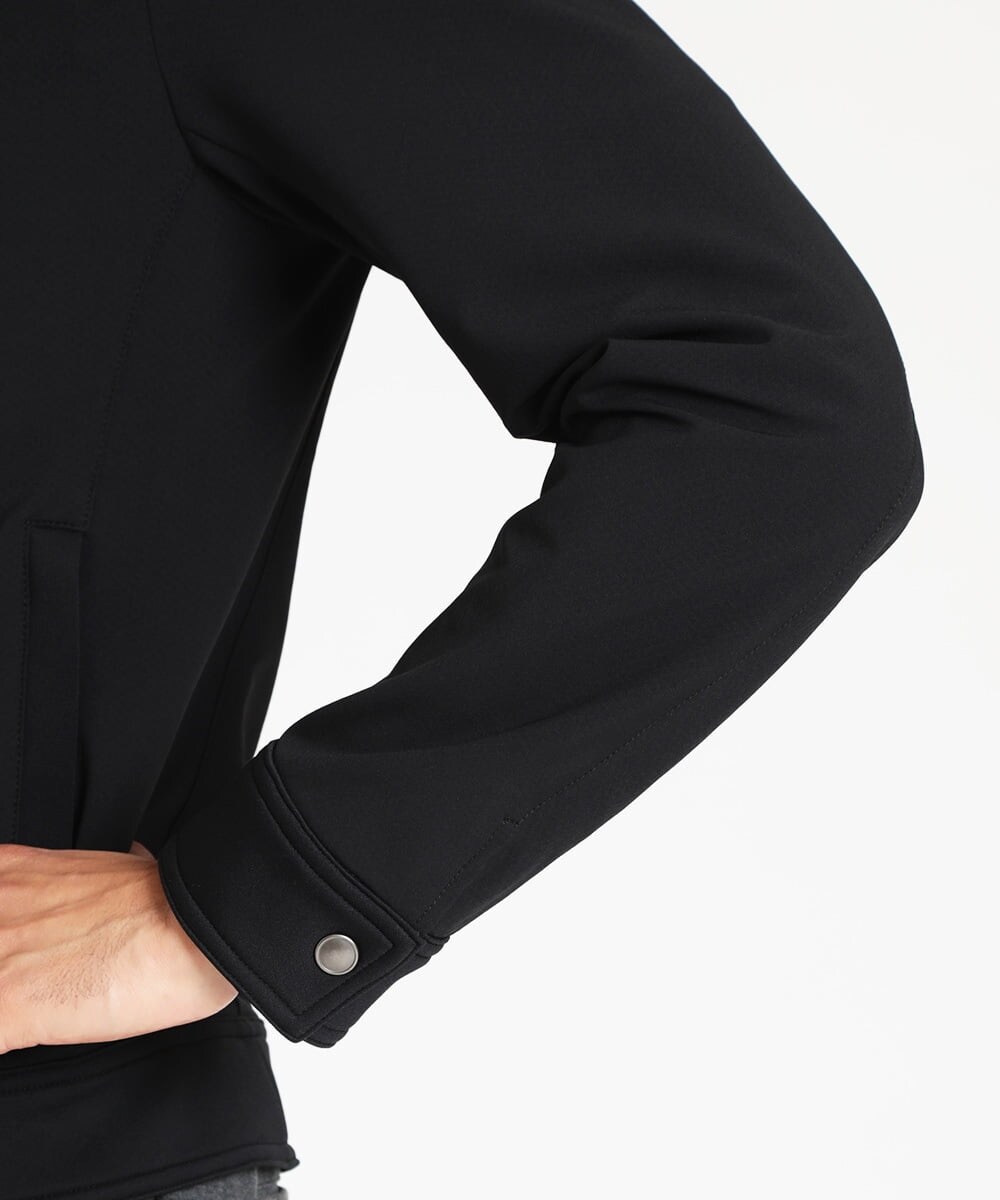 MNJAV86390 MICHEL KLEIN HOMME(ミッシェルクラン オム) ウォーターテックライダースブルゾン ブラック(94)