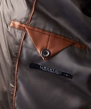 MNJCC60720 MICHEL KLEIN HOMME(ミッシェルクラン オム) シャンブレーダウンジャケット カーキ