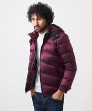 MNJCC60720 MICHEL KLEIN HOMME(ミッシェルクラン オム) シャンブレーダウンジャケット パープル