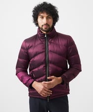 MNJCC60720 MICHEL KLEIN HOMME(ミッシェルクラン オム) シャンブレーダウンジャケット パープル