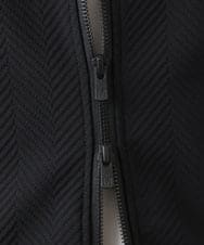 MNJCD52450 MICHEL KLEIN HOMME(ミッシェルクラン オム) 【セットアップ】ビックへリンボンMA-1ブルゾン ブラック