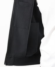 MNJCD52450 MICHEL KLEIN HOMME(ミッシェルクラン オム) 【セットアップ】ビックへリンボンMA-1ブルゾン ブラック