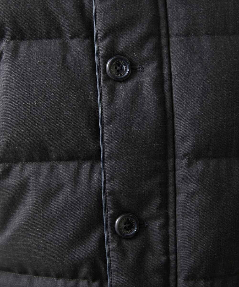 MNJCV43490 MICHEL KLEIN HOMME(ミッシェルクラン オム) ウールダウンブルゾン（ウォームポケット付） グレー(92)