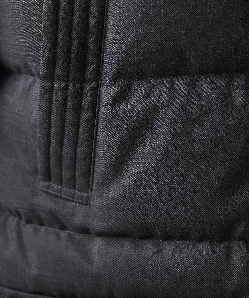 MNJCV43490 MICHEL KLEIN HOMME(ミッシェルクラン オム) ウールダウンブルゾン（ウォームポケット付） グレー(92)