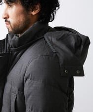 MNJCV43490 MICHEL KLEIN HOMME(ミッシェルクラン オム) ウールダウンブルゾン（ウォームポケット付） グレー(92)
