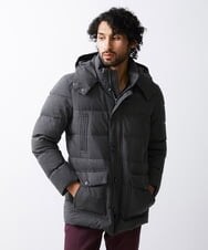 MNJCV43490 MICHEL KLEIN HOMME(ミッシェルクラン オム) ウールダウンブルゾン（ウォームポケット付） グレー(92)