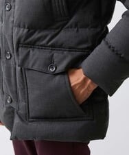 MNJCV43490 MICHEL KLEIN HOMME(ミッシェルクラン オム) ウールダウンブルゾン（ウォームポケット付） グレー(92)