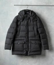 MNJCV43490 MICHEL KLEIN HOMME(ミッシェルクラン オム) ウールダウンブルゾン（ウォームポケット付） ブラック(94)