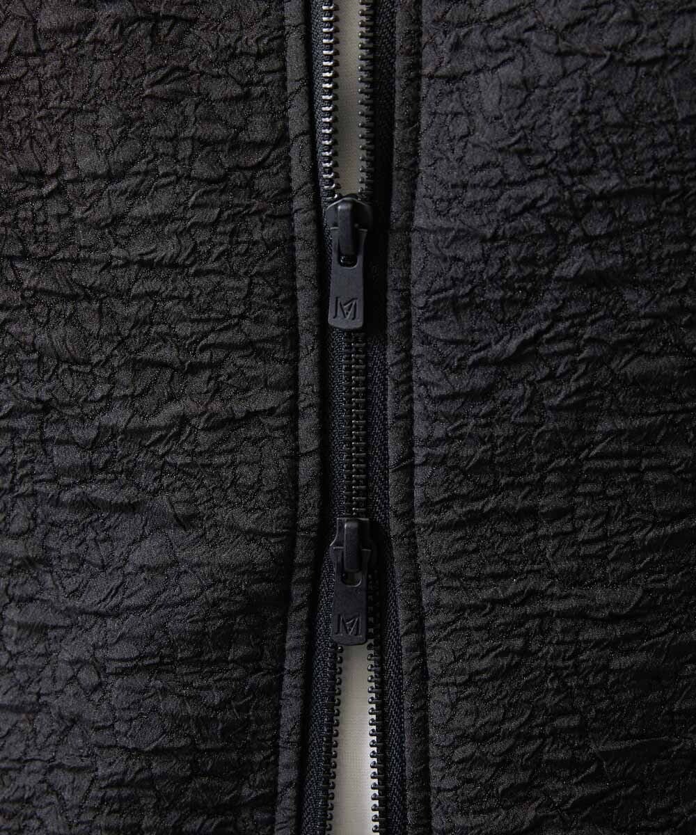 MNJDA52400 MICHEL KLEIN HOMME(ミッシェルクラン オム) ジャガードMA-1ブルゾン セットアップ ブラック