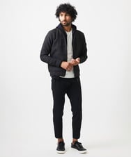MNJDA52400 MICHEL KLEIN HOMME(ミッシェルクラン オム) ジャガードMA-1ブルゾン セットアップ ブラック