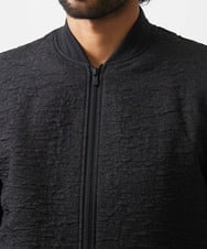 MNJDA52400 MICHEL KLEIN HOMME(ミッシェルクラン オム) ジャガードMA-1ブルゾン セットアップ ブラック