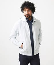 MNJDC55430 MICHEL KLEIN HOMME(ミッシェルクラン オム) フード付きブルゾン ライトグレー