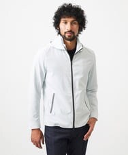 MNJDC55430 MICHEL KLEIN HOMME(ミッシェルクラン オム) フード付きブルゾン ライトグレー