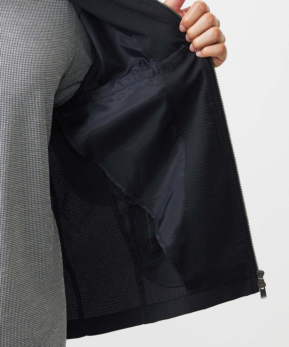 MNJDC55430 MICHEL KLEIN HOMME(ミッシェルクラン オム) フード付きブルゾン ブラック