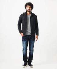 MNJDC55430 MICHEL KLEIN HOMME(ミッシェルクラン オム) フード付きブルゾン ブラック