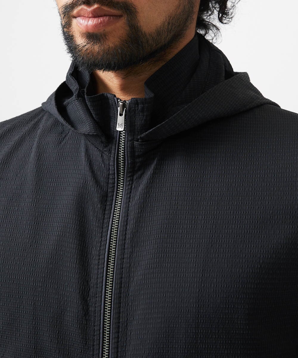 MNJDC55430 MICHEL KLEIN HOMME(ミッシェルクラン オム) フード付きブルゾン ブラック