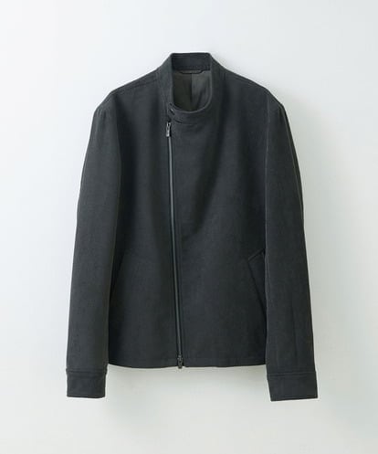 MNJDS30390 MICHEL KLEIN HOMME ニットライダースブルゾン