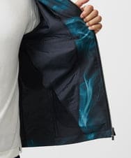 MNJGA54500 MICHEL KLEIN HOMME(ミッシェルクラン オム) スモーク柄メッシュパーカーブルゾン ブラック