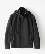 MNJGD55430 MICHEL KLEIN HOMME(ミッシェルクラン オム) フード付きスタンドカラーブルゾン ブラック