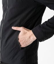 MNJGD55430 MICHEL KLEIN HOMME(ミッシェルクラン オム) フード付きスタンドカラーブルゾン ブラック