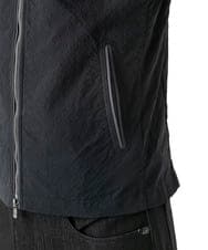 MNJGD55430 MICHEL KLEIN HOMME(ミッシェルクラン オム) フード付きスタンドカラーブルゾン ブラック