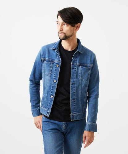 MNJGD90360 MICHEL KLEIN HOMME 《日本製》20th　FACTOTUMコラボ　デニムジャケット