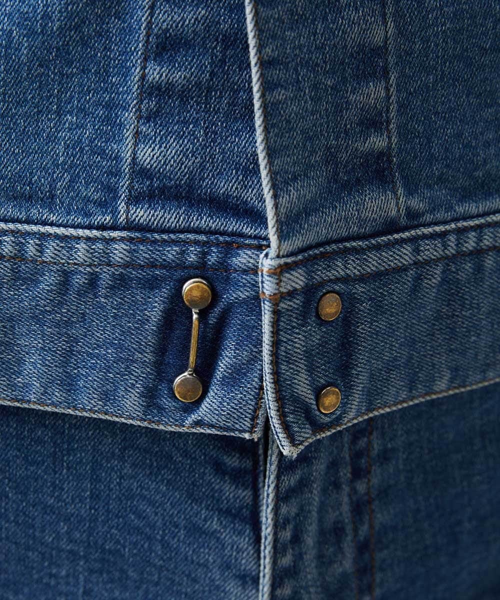 MNJGD90360 MICHEL KLEIN HOMME(ミッシェルクラン オム) 《日本製》20th　FACTOTUMコラボ　デニムジャケット ライトブルー