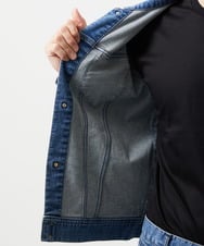 MNJGD90360 MICHEL KLEIN HOMME(ミッシェルクラン オム) 《日本製》20th　FACTOTUMコラボ　デニムジャケット ライトブルー