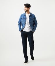 MNJGD90360 MICHEL KLEIN HOMME(ミッシェルクラン オム) 《日本製》20th　FACTOTUMコラボ　デニムジャケット ライトブルー