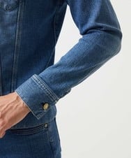 MNJGD90360 MICHEL KLEIN HOMME(ミッシェルクラン オム) 《日本製》20th　FACTOTUMコラボ　デニムジャケット ライトブルー