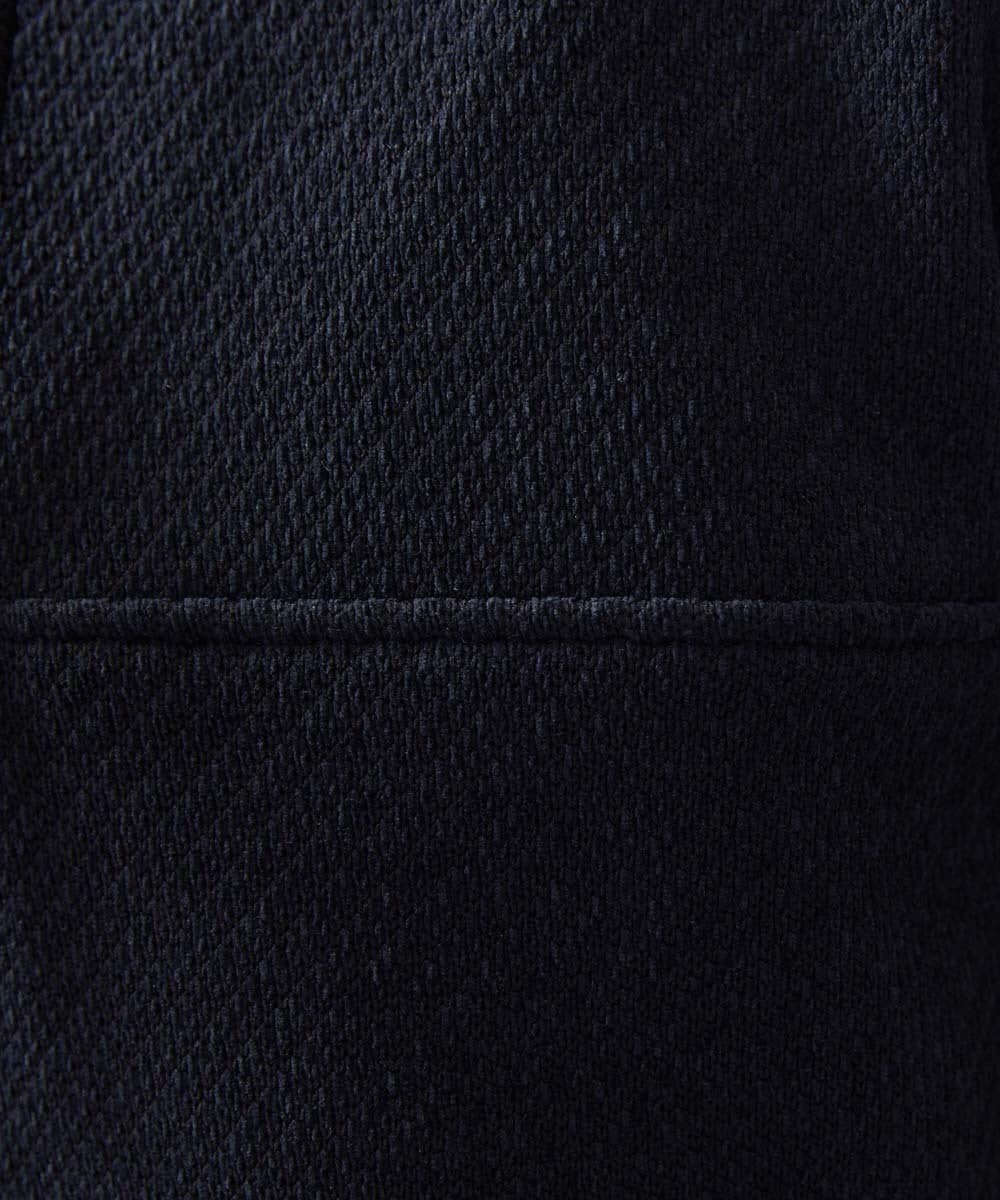 MNKAC57250 MICHEL KLEIN HOMME(ミッシェルクラン オム) 《日本製》モールZIPプルオーバーパーカー ブラック