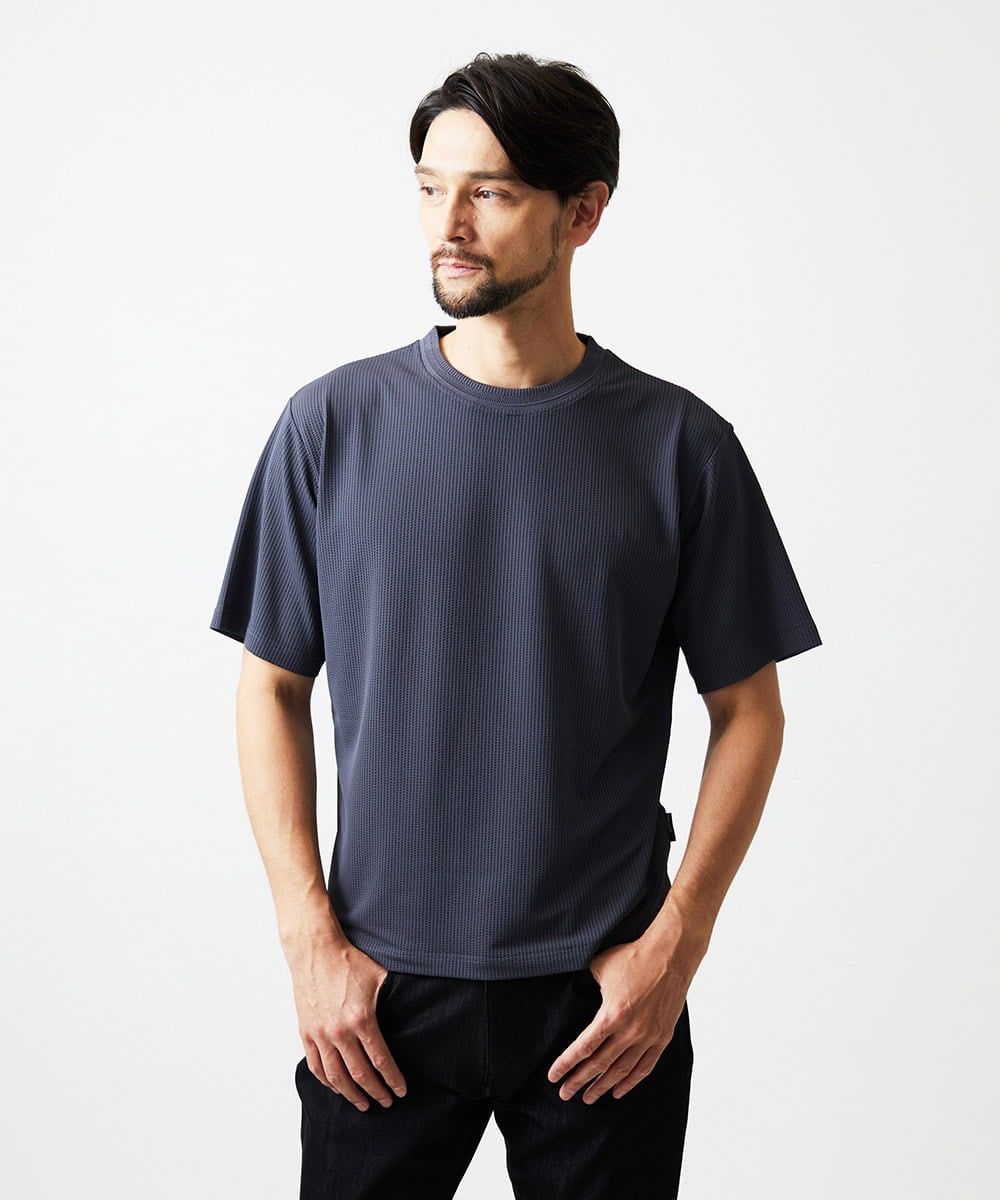MNKAD55160 MICHEL KLEIN HOMME 【SUPERGAコラボ】クルーネックカットソー