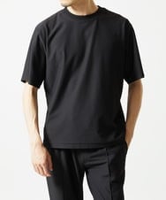 MNKAD55160 MICHEL KLEIN HOMME(ミッシェルクラン オム) 【SUPERGAコラボ】クルーネックカットソー ブラック