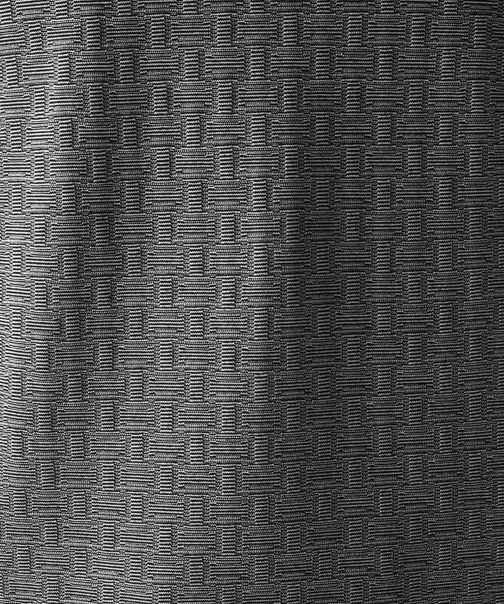 MNKAF60150 MICHEL KLEIN HOMME(ミッシェルクラン オム) 《日本製》レンガ柄Vネック長袖カットソー ダークグレー