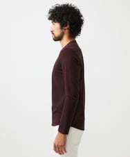 MNKAF65150 MICHEL KLEIN HOMME(ミッシェルクラン オム) 長袖クルーネックカットソー パープル