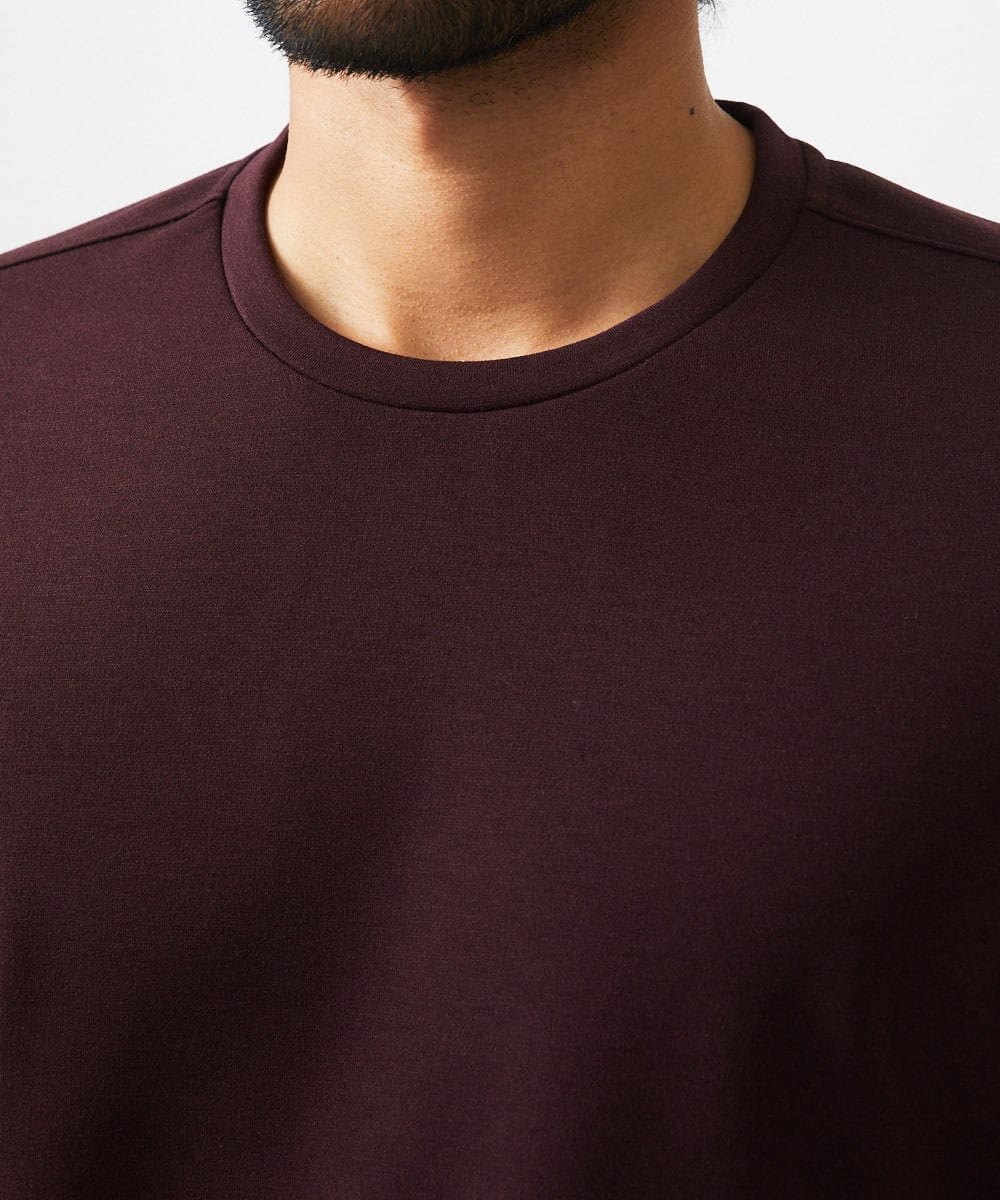 MNKAF65150 MICHEL KLEIN HOMME(ミッシェルクラン オム) 長袖クルーネックカットソー パープル
